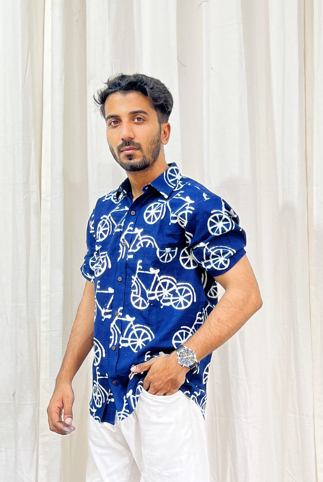 Men's half sleeves Shirt