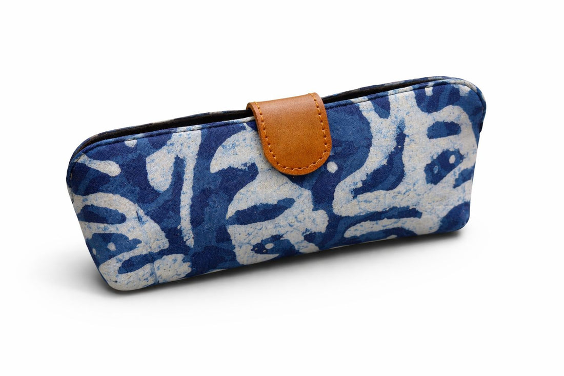 INDIGO Handcrafted Sunglass Pouch